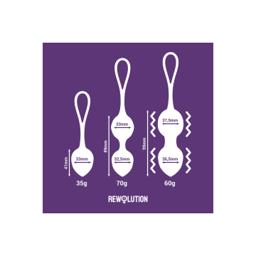 Rewolution - Rewobeads Balles Vibrantes Télécommande Avec