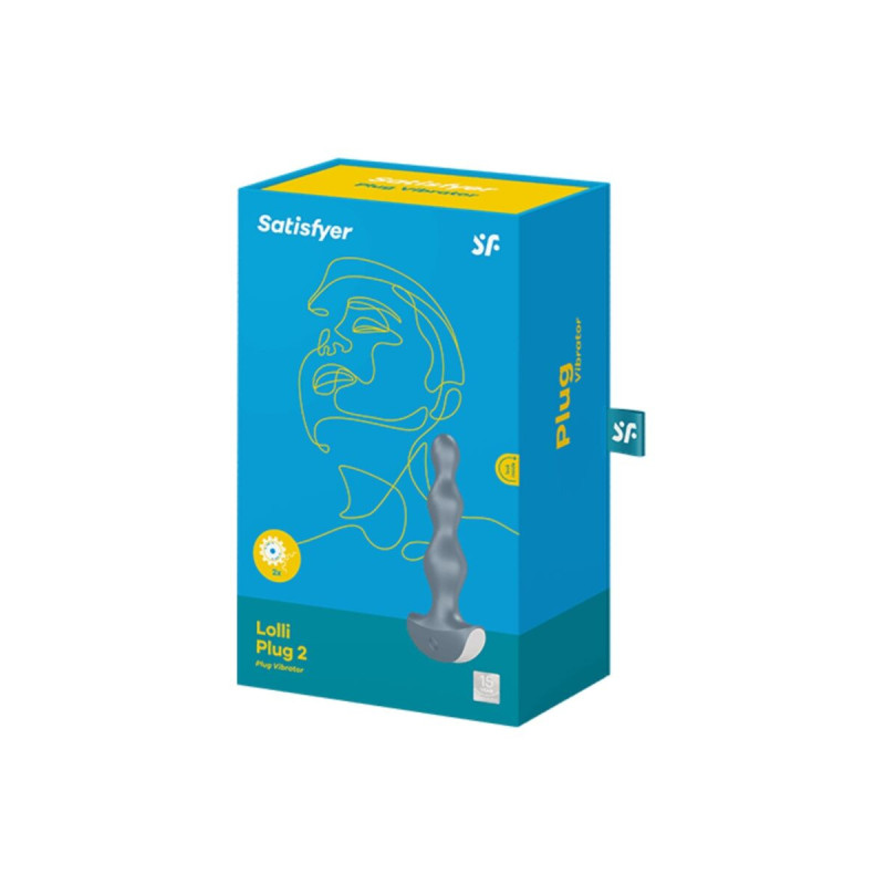 Satisfyer - Lolli Plug 2 Plug Vibrator Gris | Vybes.it