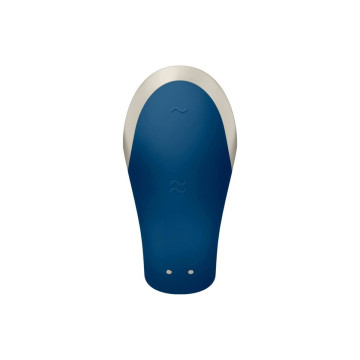 Satisfyer - App Double Love Vibrador Parejas Luxury Azul | Vybes.it