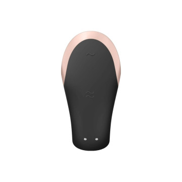 Satisfyer - App Double Love Vibrador Parejas Luxury Negro | Vybes.it