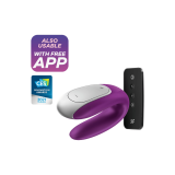 Satisfyer - Double Fun Partner Vibrador Lila | Vybes.it