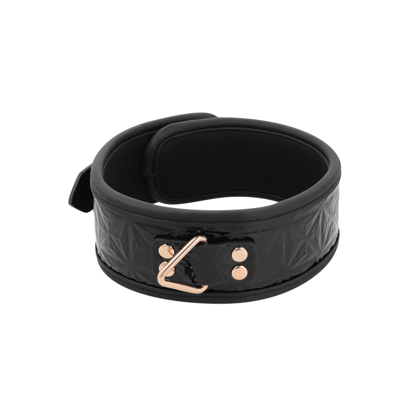 Begme - Black Edition Collar Cuero Vegano Con Forro De Neopreno |