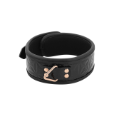 Begme - Black Edition Collar Cuero Vegano Con Forro De Neopreno |