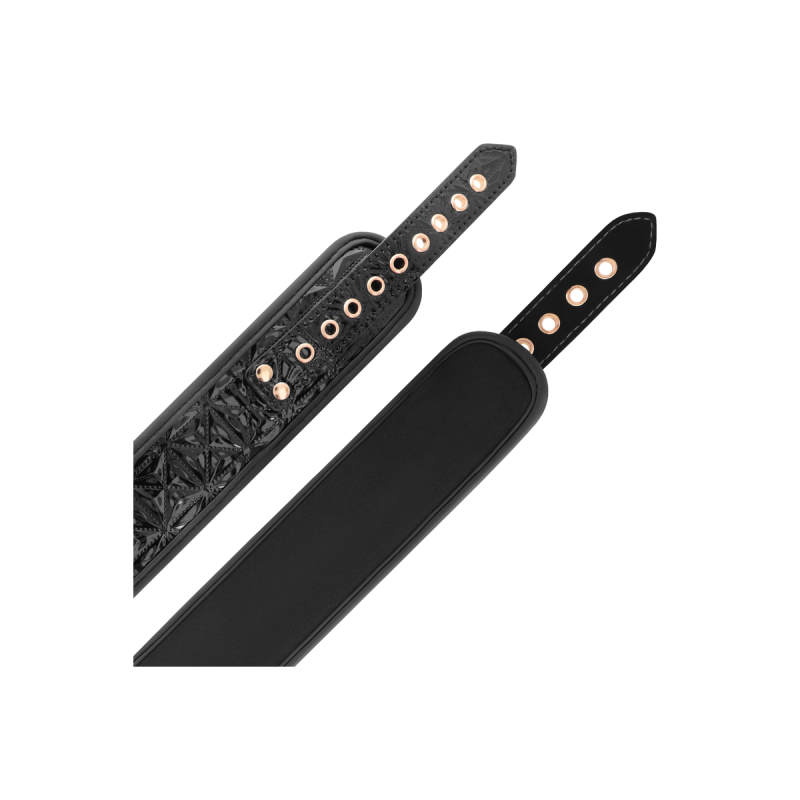 Begme - Black Edition Collar Con Cadenas Y Pinzas Pezones Con Forro