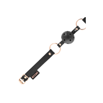 Begme - Black Edition Mordaza Cuero Vegano | Vybes.it