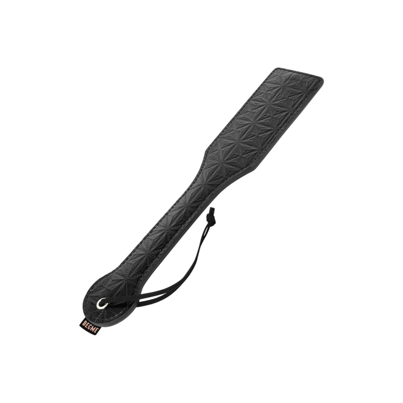 Begme - Paddle En Cuir Végétalien Édition Noire | Vybes.it