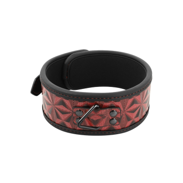 Begme - Red Edition Collar Cuero Vegano Con Forro De Neopreno |