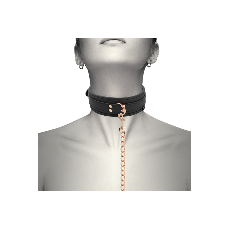 Coquette Chic Desire - Collier Fantaisie En Cuir Végan Avec