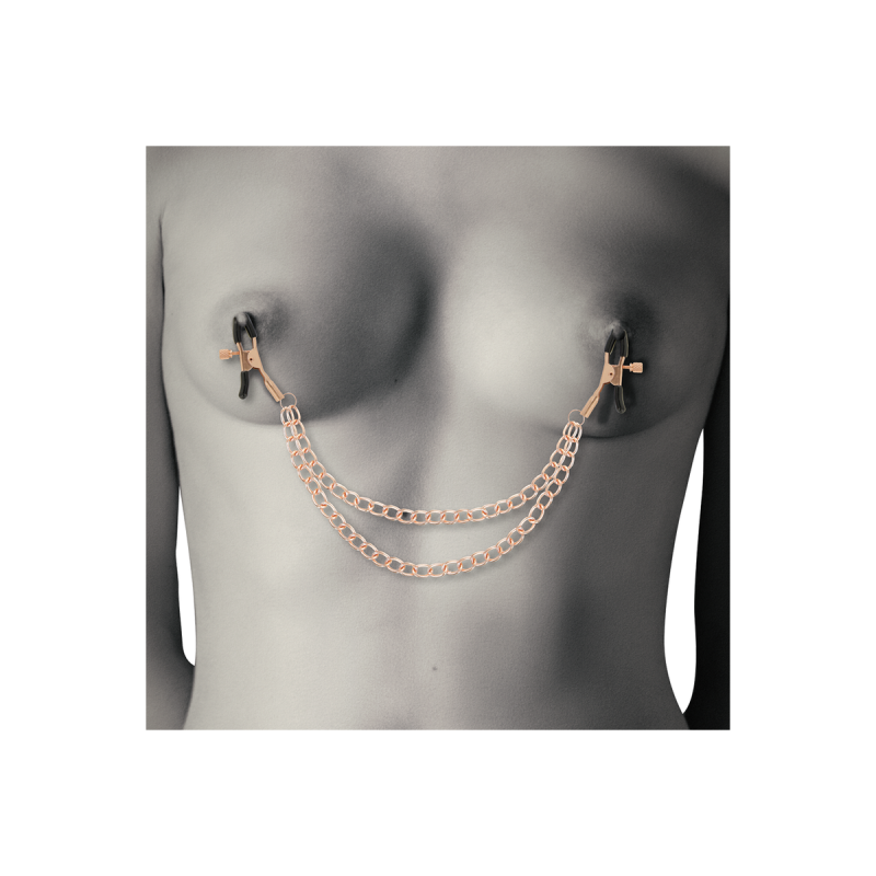 Coquette Chic Desire - Fantasy Pinzas Metalicas Pezones Con Cadena