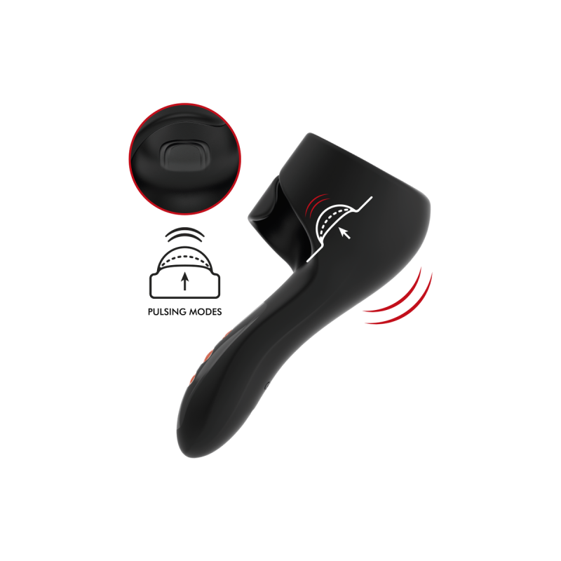 Jamyjob - Pulsar Masturbador Vibrador Ajustable Con Golpeteo En