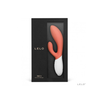 Lelo - Ina 3 Luxury Coral Rabbit Vibrator | Vybes.it