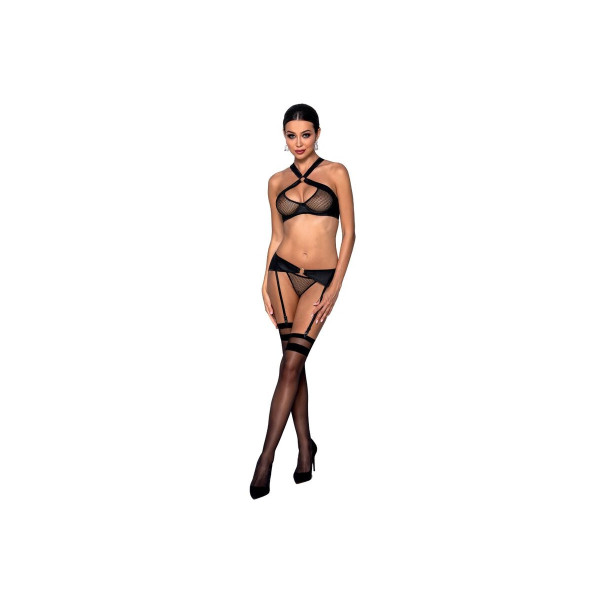 PASSION - AMANDA SET CUERO ECOLOGICO S/M