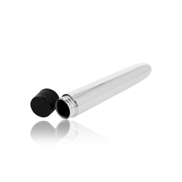 OHMAMA - VIBRADOR CLASICO SILVER 17.5 CM