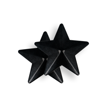 Coquette Chic Desire - Cubre Pezones Metal Estrellas Negras |