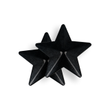 Coquette Chic Desire - Cubre Pezones Metal Estrellas Negras |