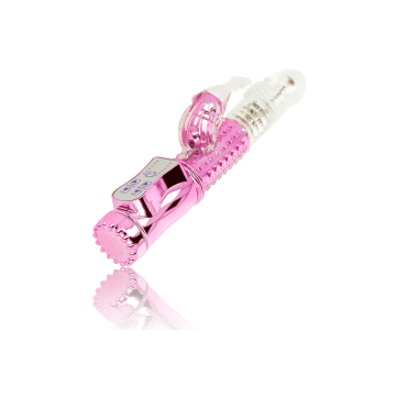 OHMAMA - VIBRADOR CON FUNCION ROTACION Y ESTIMULADOR CLITORIS