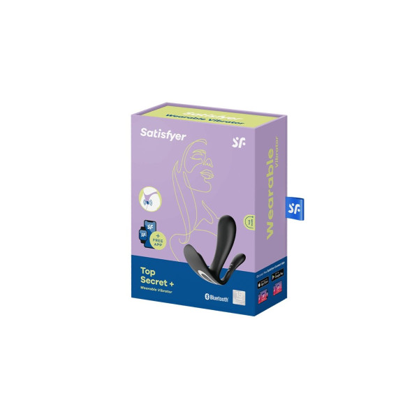 SATISFYER - TOP SECRET + VIBRADOR NEGRO