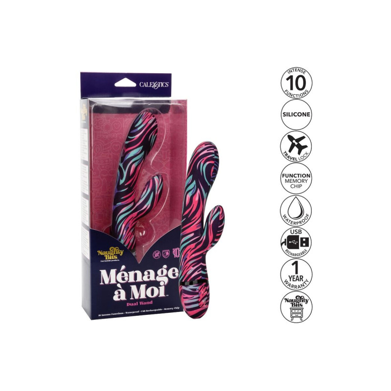 Calexotics - Menage A Moi Vibrateur Double Baguette | Vybes.it