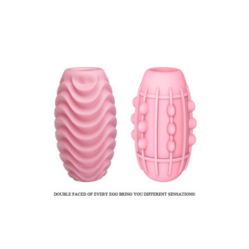 Pretty Love - Huevo Masturbador Doble Cara Rosa | Vybes.it