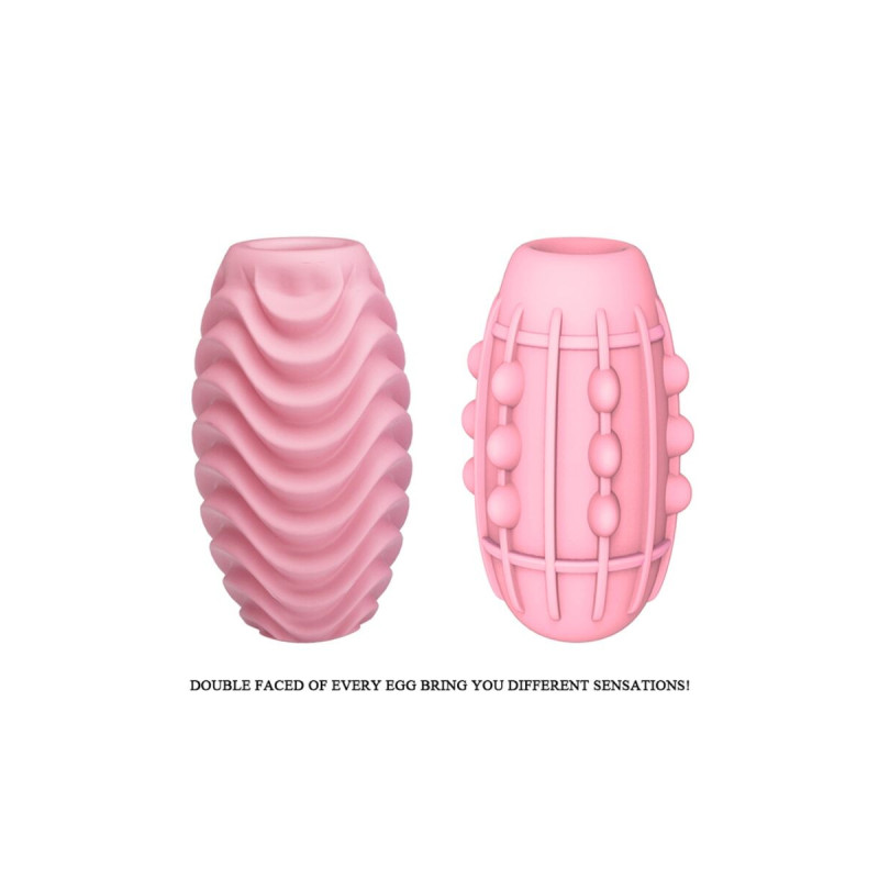 Pretty Love - Huevo Masturbador Doble Cara Rosa | Vybes.it