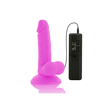 Diversia - Flexibler Vibrierender Dildo Lila 17 Cm - O - 3.3 Cm |