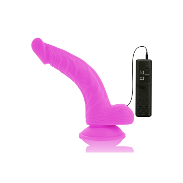 Diversia - Flexibler Vibrierender Dildo Lila 21.5 Cm - O - 4.5 Cm |
