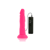 Diversia - Dildo Souple Avec Vibration Rose 23 Cm - O - 4.3 Cm |
