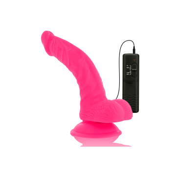 Diversia - Flexible Vibrating Dildo Pink 21.5 Cm - O - 4.5 Cm |