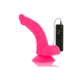 Diversia - Dildo Realístico Flexible Con Vibración Rosa 21.5 Cm - O