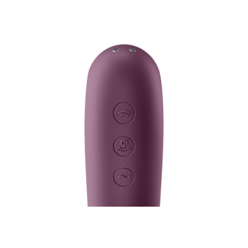 Satisfyer - Dual Kiss Estimulador Clitoris Purpura | Vybes.it