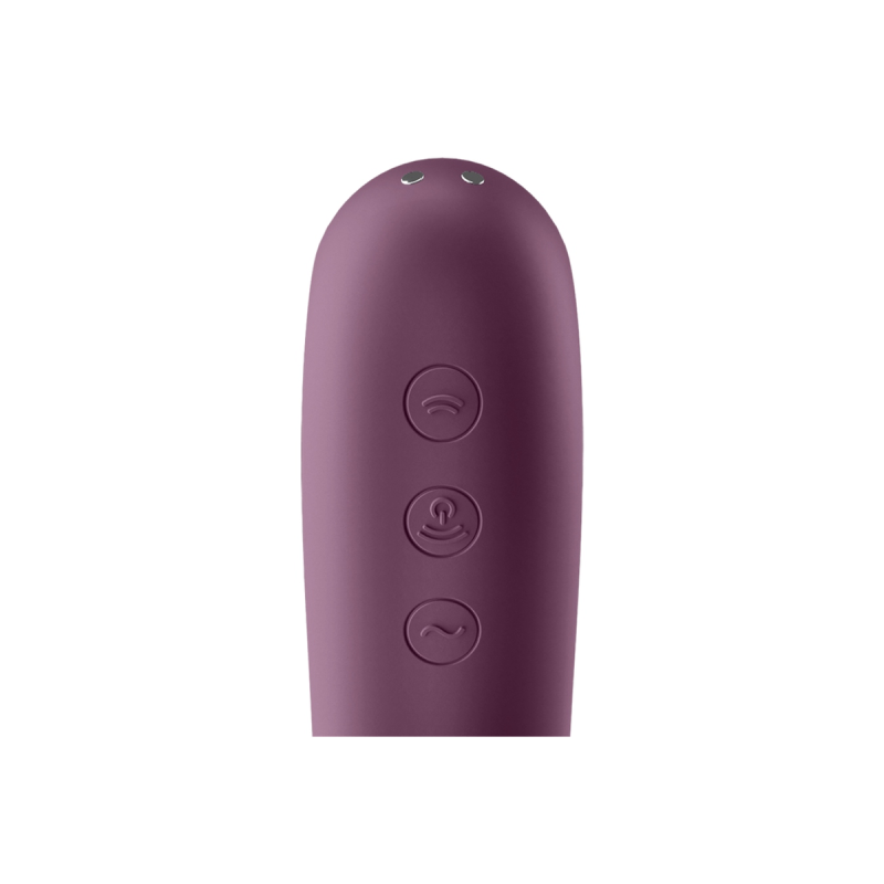 Satisfyer - Dual Kiss Estimulador Clitoris Purpura | Vybes.it