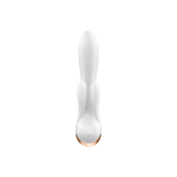 Satisfyer - Double Flex Vibrador App Blanco | Vybes.it