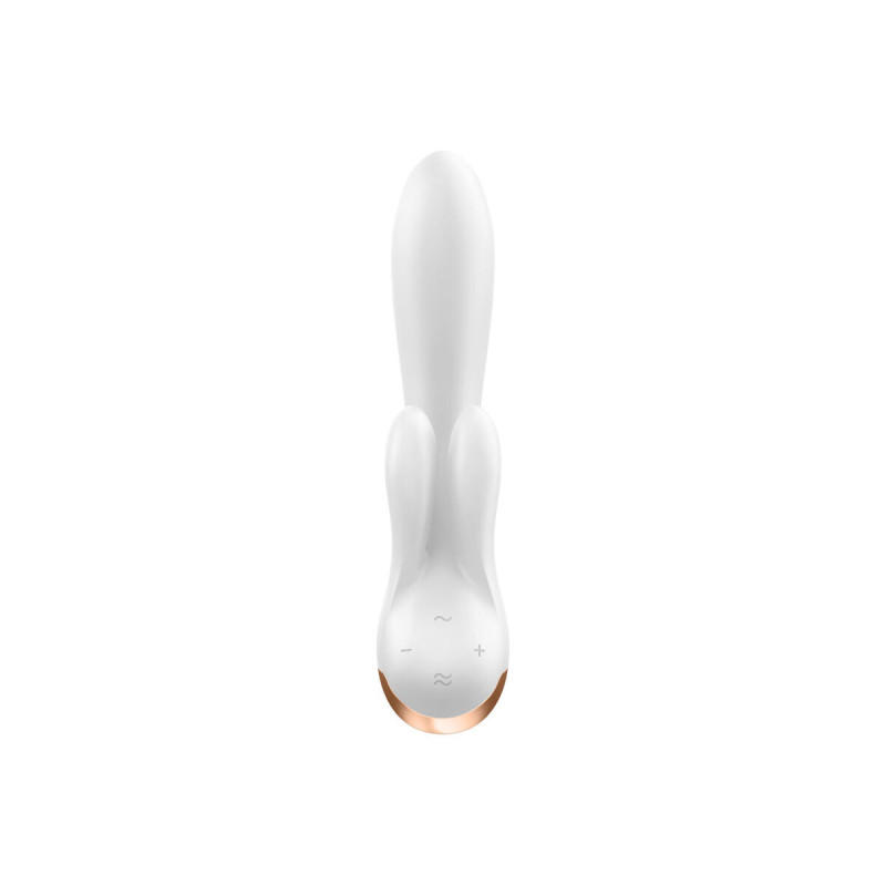 Satisfyer - Double Flex Vibrator App White | Vybes.it