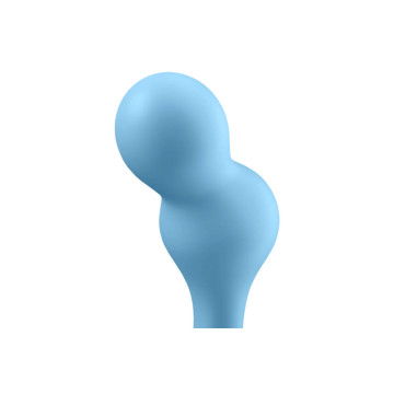 SATISFYER - DEEP DIVER PLUG VIBRADOR APP AZUL
