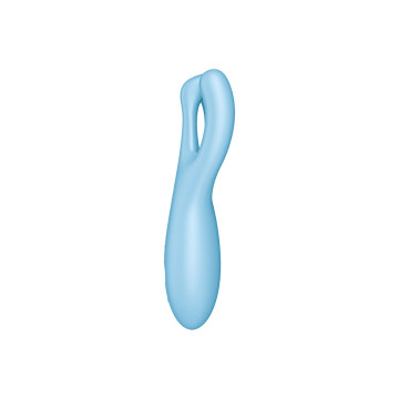 Satisfyer - Threesome 4 Vibrador App Azul | Vybes.it