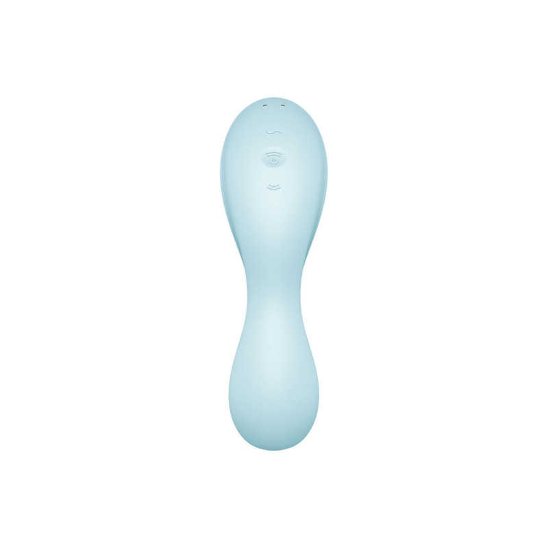 Satisfyer - Curvy Trinity 5 Estimulador Y Vibrador App Azul |