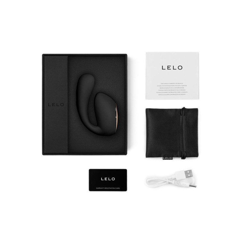 Lelo - Ida Wave Couples Massager Schwarz | Vybes.it