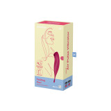 SATISFYER - TWIRLING PRO+ ESTIMULADOR Y VIBRADOR APP ROJO