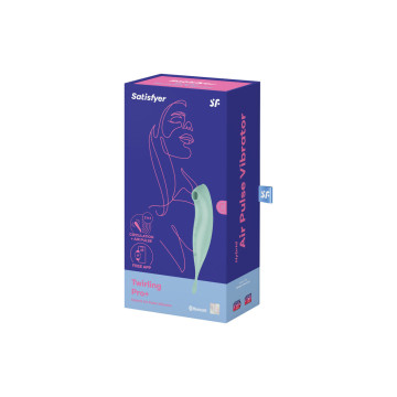 SATISFYER - TWIRLING PRO+ ESTIMULADOR Y VIBRADOR APP VERDE