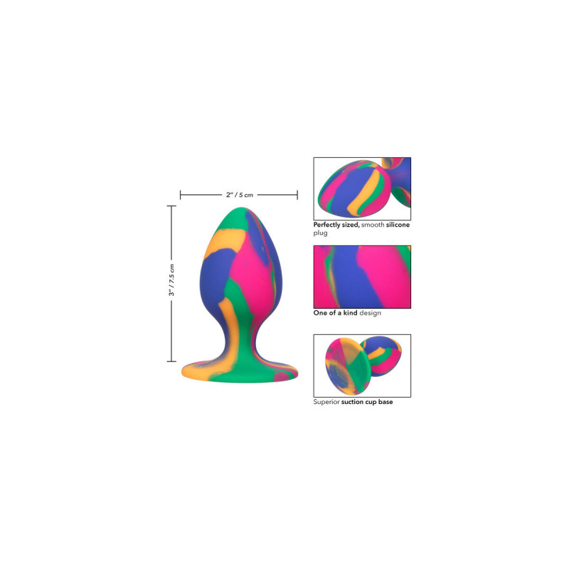 CALEXOTICS - CHEEKY MEDIO TIE-DYE PLUG ANALE - Tappi anali