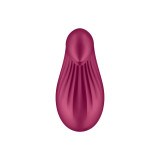 SATISFYER - DIPPING DELIGHT VIBRADOR LAY-ON ROJO