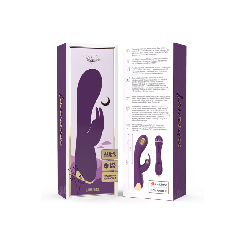 Treasure - Laurence Rabbit Vibrador + Mando Control Remoto Watchme