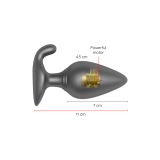 Oninder - Rio Plug Anal Vibrador Negro - App Gratuita | Vybes.it
