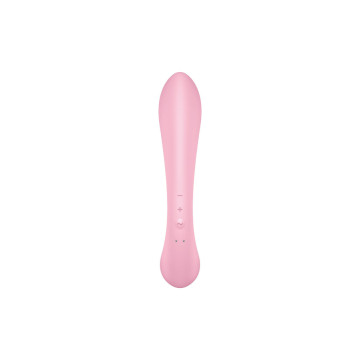 SATISFYER - TRIPLE OH VIBRADOR HÍBRIDO ROSA