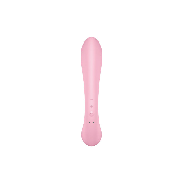 SATISFYER - TRIPLE OH VIBRADOR HÍBRIDO ROSA