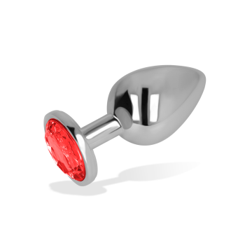 Ohmama - Plug Anal Con Cristal Rojo 8 Cm | Vybes.it