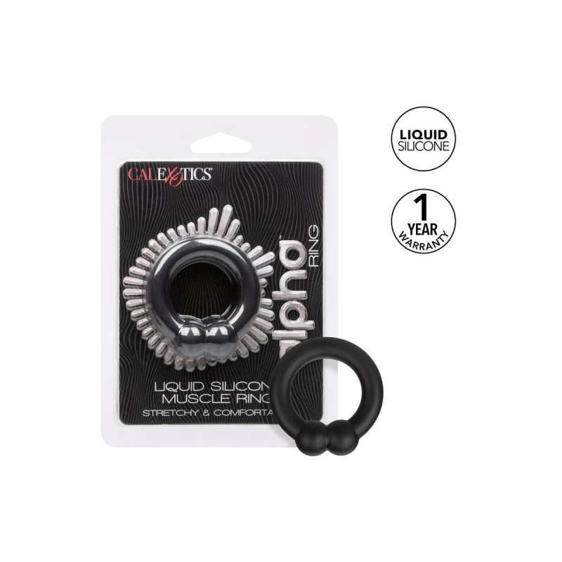 CALEXOTICS - ALPHA MUSCLE RING SCHWARZ - Cockringe ohne Vibration