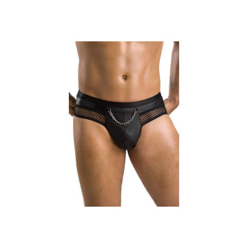 Passion - 030 Slip Abierto Tom Negro S/M | Vybes.it