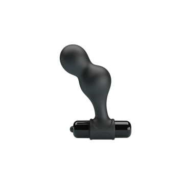 Mr Play - Plug Anal Vibrador De Silicona Negro | Vybes.it