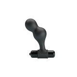 Mr Play - Plug Anal Vibrador De Silicona Negro | Vybes.it